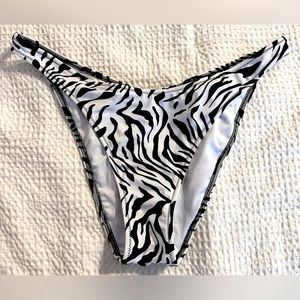 Victoria’s Secret zebra print bikini bottom - MD